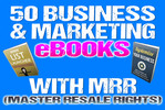 Thumbnail Make Money Online - 50 Business & Marketing eBooks with MRR