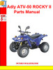 Thumbnail Adly ATV-50 ROCKY II  Parts Manual