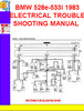 Thumbnail BMW 528e-533i 1983  ELECTRICAL TROUBLESHOOTING MANUAL
