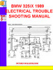 Thumbnail BMW 325iX 1989 ELECTRICAL TROUBLESHOOTING MANUAL