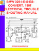 Thumbnail BMW 325-i-E-S-ES-CONVERT. 1987  ELECTRICAL TROUBLESHOOTING M
