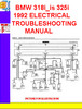 Thumbnail BMW 318i_is 325i 1992 ELECTRICAL TROUBLESHOOTING MANUAL