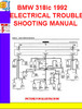 Thumbnail BMW 318ic 1992 ELECTRICAL TROUBLESHOOTING MANUAL