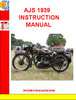Thumbnail AJS 1939 INSTRUCTION MANUAL Thumbnail AJS 1939 INSTRUCTION MANUAL
