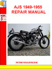 Thumbnail AJS 1949-1955 REPAIR MANUAL