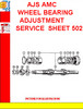 Thumbnail AJS 16M,MS,MC,MCS, 18,S,C,CS 1953 INSTRUCTION AND MAINTENANC Thumbnail AJS 16M,MS,MC,MCS, 18,S,C,CS 1953 INSTRUCTION AND MAINTENANC