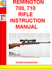 Thumbnail REMINGTON 700, 710 RIFLE  INSTRUCTION MANUAL