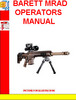 Thumbnail BARETT MRAD OPERATORS MANUAL