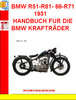 Thumbnail BMW R51-R61- 66-R71  1931 HANDBUCH FUR DIE BMW KRAFTRÄDER
