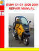 Thumbnail BMW C1 C1 2000 2001 REPAIR MANUAL