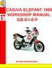Thumbnail CAGIVA ELEFANT 1993 WORKSHOP MANUAL GB-D-I-E-F Thumbnail CAGIVA ELEFANT 1993 WORKSHOP MANUAL GB-D-I-E-F