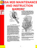 Thumbnail BSA M20 MAINTENANCE AND INSTRUCTION MANUAL