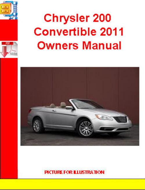 Chrysler 200 Convertible 2011 Owners Manual Tradebit