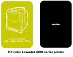 Thumbnail HP Color 4600 laserJet Service & Quick Reference Manual