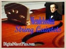 Thumbnail Mendelssohn String Quintet No 2 in B flat Op 87  parts sheet music in pdf format