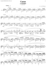 Thumbnail Pachelbel - Canon in D Sheet Music (Download) 