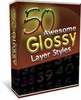Thumbnail 50 Glossy Layer Styles