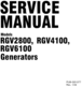 Thumbnail Subaru Robin Generator Technician / Service Manual