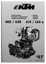 Thumbnail 1997 KTM 400 620 LC4 LC4e Engine Service & Repair Manual