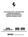 Thumbnail Ferrari 308QV 328 GTB/328GTS Service factory Manual Download