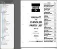 Thumbnail CHRYSLER VALIANT VH CH CHARGER PARTS MANUAL CHARGER 1971-72 Thumbnail CHRYSLER VALIANT VH CH CHARGER PARTS MANUAL CHARGER 1971-72