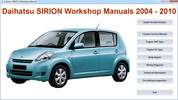 Thumbnail Daihatsu Sirion Master Repair-Electrical-Body MANUAL