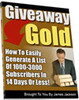 Thumbnail Give Away Gold MRR E-Book + Website + Bonus