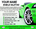 Thumbnail mobile valeting flyers,leaflet,business cards Templates