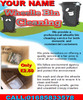 Thumbnail wheelie bin cleaning Business Templates