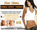 Thumbnail mobile spray tanning Business Templates