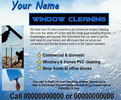 Thumbnail window cleaning Business Templates