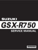 Thumbnail Suzuki GSX-R 750 2000-2002 Service-Repair Manual Thumbnail Suzuki GSX-R 750 2000-2002 Service-Repair Manual