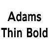 Thumbnail AdamsThin Bold Thumbnail AdamsThin Bold