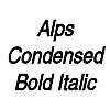 Thumbnail AlpsCondensed BoldItalic