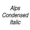 Thumbnail AlpsCondensed Italic