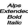 Thumbnail AlpsExtended BoldItalic