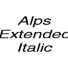 Thumbnail AlpsExtended Italic
