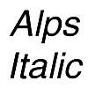 Thumbnail Alps Italic