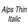 Thumbnail AlpsThin Italic