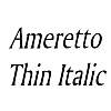 Thumbnail AmerettoThin Italic
