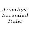 Thumbnail AmethystExtended Italic