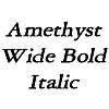 Thumbnail AmethystWide BoldItalic