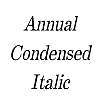 Thumbnail AnnualCondensed Italic