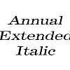Thumbnail AnnualExtended Italic