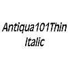 Thumbnail Antiqua101Thin Italic Thumbnail Antiqua101Thin Italic