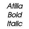 Thumbnail Atilla BoldItalic