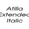 Thumbnail AtillaExtended Italic