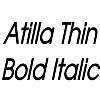 Thumbnail AtillaThin BoldItalic