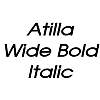 Thumbnail AtillaWide BoldItalic
