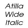 Thumbnail AtillaWide Italic